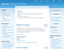 Tablet Screenshot of alblinux.net